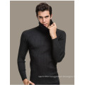 Latest casual turtleneck design men's high collar shrug sweater